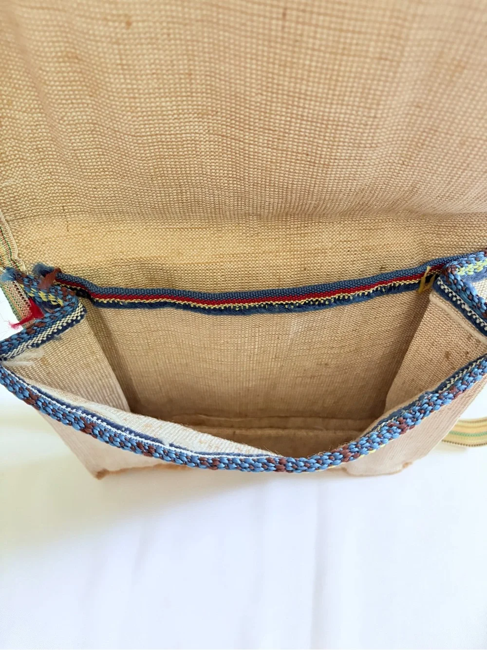 Handwoven Geometric Tapestry Persian Shoulder Bag